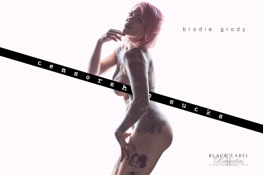 black label magazine, brodie grody, nude inked girls, nude models, portland strippers, exotic tattooed models, erotic