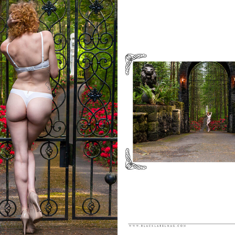 nude art magazine, Black Label Magazine, lingerie, Lise Simone Perele, sexy, boudoir images