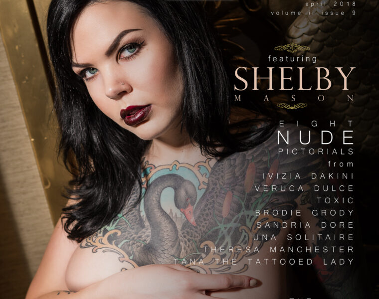 Black Label Magazine, Shelby Mason, nude art, tattoos, nude tattoo models